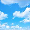 XLL 10x8FT Fabric Blue Sky White Clouds Theme Photography Backdrops Clear Sky Kids Birthday Party Banner Newborn Baby Shower Photo Background Wedding Party Decor Studio Props