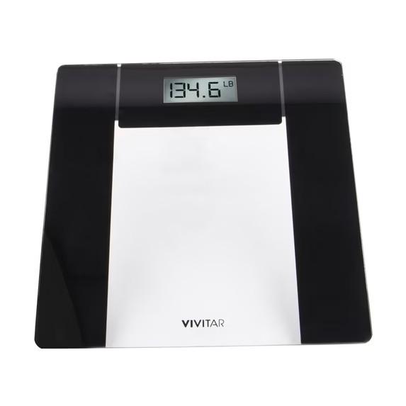 Vivitar Digital Bathroom Scale with 3.1-inch LCD display Clear