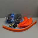 Slot Car Race Track Sets with 360 Thrill Loops & 4 High-Speed Cars, 64 Pcs Large Flexible Racing Track for Kids Ages 3-5 4-8 8-12, Race Car Toys Gift for Boys Girls Birthday Christmas