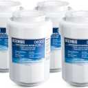 Water Filter Replacement Compatible with GE MWF, SmartWater MWFP, MWFA, GWF, HDX FMG-1, WFC1201, RWF1060, 197D6321P006, Kenmore 9991, Pack of 4, By DESENRUIS