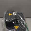 Hrensaw Medium Outdoor Electrical Box(10.6x5.5x4.5inch),Weatherproof Connection Box w/6 Cable Entry,IP54 Waterproof Extension Cord Cover Protect Power Strip,Timer,Plug,Holiday Lights,Black