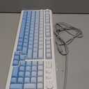 AULA S99 Gaming Keyboard, Wireless Computer Keyboards, Tri-Mode Bluetooth Creamy Custom Keyboard with Number Pad, RGB Backlit Media Knob Cute Programmable Keyboard for PC Gamer - Gradient Blue