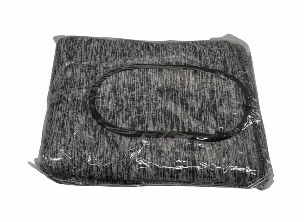 Small Gray/Grain blanket With sleeping mask, 3 pack