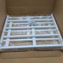 Fixed Window Safety Guard 19”x 38” *2 Pack Adjustable Width Prevents Accidental Falls,Non-Egress, Tamper Resistant Screws Included,White
