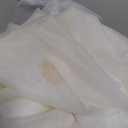 Ling's Moment 10Ft Ivory Chiffon Like Table Runner with Silver Sparkle for Beige Wedding Rustic Boho Wedding Party Bridal Shower Decorations Birthday Party