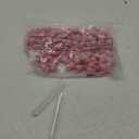 100 Pcs Plastic Test Tubes Clear 16 x 100mm Test Tube with Caps for Lab Plastic Vials Joint Container for Plants Beads Party Nurse Halloween Party Favors Decorations(Pink)