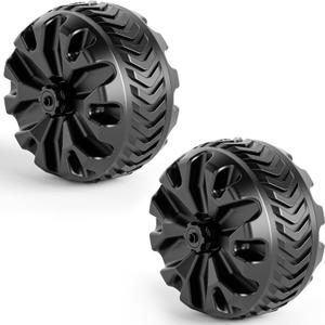 PORTAL Wagon Wheels Replacement 8" Diameter X 3.4" Wide for Utility Wagon Cart