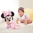 Disney Baby Musical Crawling Pals Plushie, Minnie Mouse, Interactive Crawling Plushie, Stuffed Animal, Kids Toys for Ages 09 Month by Just Play, 10 Inch