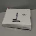 Overhead Phone Mount with Rechargeable Light for iPhone, Table Tripod for Content Creators, Portable Phone Camera Stand for Cooking, Video Recording, Filming, Nail Techs (Black)