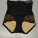 Womens Shapewear Tummy Control Underwear High Waist Shaper Panites Girdle Slimming Briefs(01# A Black(Steel Bones), Medium)