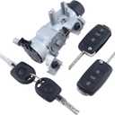 Ignition Switch Lock Cylinder w/Intelligent Key Shell Fit for 2006-2018 VW Jetta.2007-2011 Eos,2004-2011 Golf,2006-2009 Rabbit,Replace 1K0905851 1K0905851B