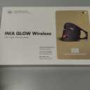 INIA Red Light Therapy Mask for Face, Glow Wireless LED Face Mask Light Therapy with Near-Infrared Red Light (NIR), Rechargeable and Ergonomic Design for Home & Travel (Pink)