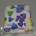 XCHI Rainbow Love Heart LGBTQ Tablecloth Round Pride Day Inclusion Lesbian Gay Bisexual Transgender Queer Homosexual Equality for Indoor Outdoor Dining Home Party Decorations 60x60 Inch