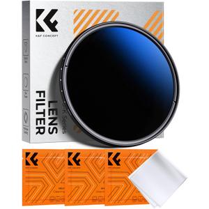 K&F Concept 67mm Variable ND Lens Filter ND2-ND400 (1-9 Stops) 18 Multi-Layer Coatings Adjustable Neutral Density Ultra Slim Lens Filter for Camera Lens