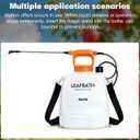 2 Gallon Battery Powered Backpack Sprayer - Rechargeable Electric Garden Sprayer, Comes with an Extra 10FT Hose, 2 Speed Modes, 6 Nozzles, Telescopic Wand, Backpack & Shoulder Sprayer for Lawn Yard