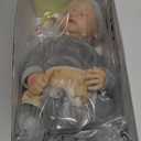 JIZHI Lifelike Reborn Baby Dolls Boy - 17-Inch Soft Body Realistic-Newborn Full Body Vinyl Real Life Baby Dolls with Toy Accessories for Kids Age 3 4 5 6 7 +