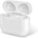 Jinstyles Wireless Charging Case Replacement Only Compatible with AirPods 3rd Generation, Air Pod 3rd Generation Charging Case Replacement with Bluetooth Pairing Sync Button, White