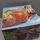 Encheng 32 oz Wide Mouth Mason Jars with Airtight Hinged Lids, Large Glass Jar with Lid for Pickling, Fermentation, Canning, Food Storage  Set of 4 Glass Storage Containers