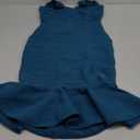 Shoulder Strap Sleeveless Fishtail Midi Bandage Dress for Women Bodycon Club Party Evening Dresses M Blue