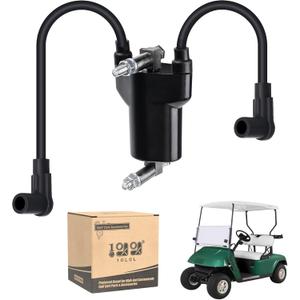 10L0L Upgraded Golf Cart Dual Ignition Coil for EZGO TXT 1991-2002, Medalist, Marathon 4 Cycle Gas, Replace OEM 26652-G01 EPIGC103