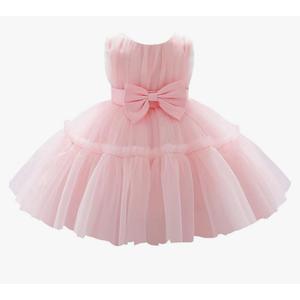 Baby Girls Flower Dress Embroidery Paqeant Party Wedding Lace Dresses Size 80