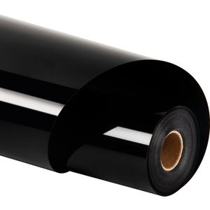 HTVRONT Black HTV Heat Transfer Vinyl Roll - 12" x 30Ft Iron On Vinyl for T-Shirts,HTV Vinyl Easy Cut & Weed, Black Heat Transfer Vinyl for All Cutting Machines