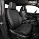 EKR 4runner Seat Covers Full Set 5 Seats 2025 2026,Car Seat Cover for Toyota 4 Runner,Leather Seat Covers for Cars SUV,Automotive Seat Covers,Car Seat Protector Cushion Waterproof(Black)
