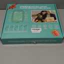 30X 10X Extra Large Floor Magnifying Glass with Light and Stand,7-inch Adjustable Height Floor Magnifying Lamp,2 in 1 Lighted Magnifiers for Close Work, Sewing, Crafts, Hobbies, Reading, Black