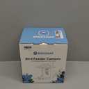 birdsnap TUC Smart Bird Feeder with Camera 2K HD, Solar Panel 32GB Card 4-in-1 Perch, 160View Auto Detect & Notify AI Identify Video Bird Camera Wireless Outdoors Ideal Gift for Birds Lover (Dark Blue)