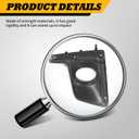 Pair Front Fog Light Cover Trim Set Compatible with Crosstrek 2016-2017 Left and Right Side Fog Lamp Bezel Textured Black 57731FJ420 57731FJ430
