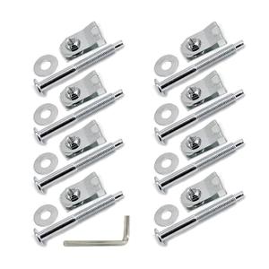 Truck Bed Mounting Hardware Kit Set of 8 Bolts, Washers, Captured Nuts Replacement for 1999-2016 Ford F250 F350 F450 F550 Super Duty Replaces 924-311 W706640-S900 W706641-S900 W708770S436
