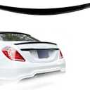 Rear Spoiler Wing for Mercedes-Benz W222 S Class Sedan S450 S550 S560 S63 2014-2020 Glossy Black Auto Exterior ABS Tail Trunk Lip Spoiler Wing Aerodynamic Styling