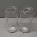 2-Pack 32 oz Replacement Blender Cups for Nutribullet 600W and 900W Compatible with NutriBullet Extractor Blades
