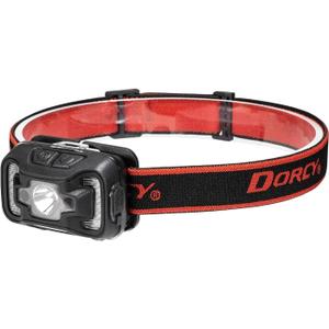 Dorcy 41-4359 330-Lumen USB Rechargeable Motion Sensor Headlamp, Black