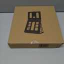 HNL Portable Monitor Stand, iPad & Tablet Holder, clamp Retention, Foldable, mountable Small Desk, Supports 7.75 inch to 10.75 inch Screen Width, Travel with Laptop, Black