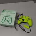 W&O Wireless Controller for With Xbox One, Xbox Series X/S, Xbox One X/S, PC, With RGB LED Light, Mappable Buttons, With 2.4GHZ Wireless Adapter Gamepad (Electric Volt)