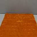 vctops Luxury Velvet Square Chair Pad Thin Soft and Comfy Chair Cushion Tufted Indoor Seat Cushion Pillow Tatami (Orange,17"x17")