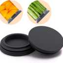 Wide Mouth Mason Jar Lids - Large Mouth Canning Lids Fit for All Wide Mouth Mason Jars,Food Grade Silicone Mason Jar Caps,Dishwasher Safe,Leak Proof Reusable Lids,2 Pack