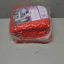 LuxUrux Red Bathroom Rugs Set-Extra-Soft Plush Bath mat Shower Bathroom Rugs,1'' Chenille Microfiber Material, Super Absorbent (Rectangular Set, Red) 