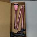 REHAND Walking Cane - Foldable, Adjustable, Collapsible Walking Canes for Men & Women, Heavy Duty All Terrain Tip, with Travel Bag | Walking Sticks for Seniors & Adults (PINK)