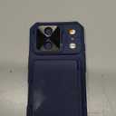 For iPhone 17 Pro Case Wallet with Screen Protector (Tempered Glass), Slide Camera Cover, Military Grade Drop, Card Holder (4-5 Cards), Heavy Duty Men Women Case for iPhone 17 Pro, Blue