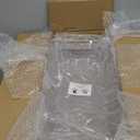 JollyPack 8 Pack Clear Plastic Storage Bins, Pantry Organizers and Storage with Handles, Clear Storage Containers for Fridge, Kitchen, Cabinet, Bathroom and Office (8pack 12.5"Lx 6.4"W x 3.35" H)