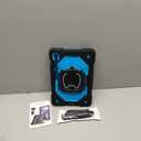 WESOROL Case for Samsung Galaxy Tab S10 Lite/S10 FE/S9 FE 10.9 Inch Galaxy Tab S9 11 Inch,Shockproof Cover for Samsung S9 FE Tablet Case with Screen Protector Rotate Stand Pen Holder,Black Blue