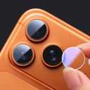 For iPhone 17 Pro Max /17 Pro Camera Lens Protector Tempered Glass Individual Lens Film - 3 Packs/Transparent