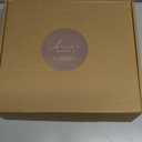 Ling's moment Candle Holder Hoop Wreath Floral Centerpieces for Sweetheart Table, Head Table, Ceremony Reception Artificial Flowers Decorations (Set of 3, White)