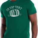 Tipsy Elves Men's St Patrick's Day Shirt  Funny Irish Graphic T-Shirt, St Patricks Tee (Green, L)