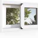 Basement Window for House, 23.62 x 35.43IN Aluminum Sliding Window