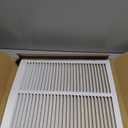 Fits 14x14 Duct Opening | Steel Return Air Grille by Handua | Vent Cover Grill for Sidewall and Ceiling | White | HVAC Cold Air Intake Grille | Outer Dimensions: 15.75"W X 15.75"