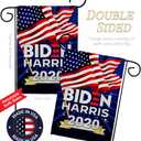 Biden Harris Flag Vote President 2020 Patriotic Democrat Republican Tea Party United State American Election House Decoration Banner Small Yard Gift Double-Sided, Garden Flag 13"x 18.5", Thick Fabric
