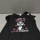 Just A Girl Who Loves Pandas Fun Cute Baby Panda Lover Gift T-Shirt. Size M